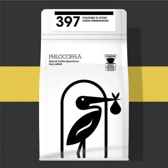 【12/11 20:00販売開始・お一人様1点まで】<br>397 Colombia El Diviso <br>Luwak Fermentation 50g